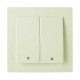 Выключатель Nilson Touran кремовый жалюзи 2кл (24121011)