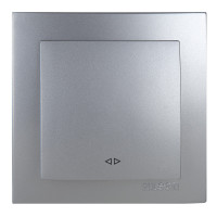 Вимикач Nilson Touran срібло 1кл проміжний ( 24131010 )