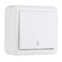 Выключатель Nilson Unique белый 1кл проходной ( 28111007 )