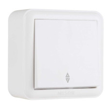 Выключатель Nilson Unique белый 1кл проходной ( 28111007 )