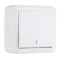 Выключатель Nilson Unique белый 1кл проходной ( 28111007 )