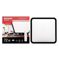Светодиодный светильник с пультом ETRON Smart MODERN 1-ESP-2057 72W black&white IP20