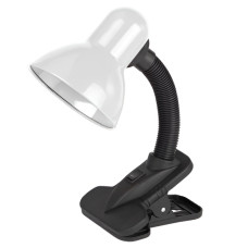 Настольная лампа Lemanso 20W E27 LMN095 белая прищепка