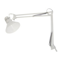 Настольная лампа на стубцине Lemanso (60W) 20Вт, для лед ламп E27 LMN093 белая