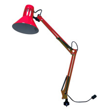 Настольная лампа на стубцине Lemanso (60W) 20Вт, для лед ламп E27 LMN093 красная