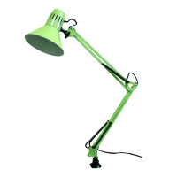 Настольная лампа на стубцине Lemanso (60W) 20Вт, для лед ламп E27 LMN093 зеленая