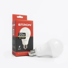 Светодиодная LED лампа ETRON 20W A70 3000K E27 теплый свет 1-ELP-001