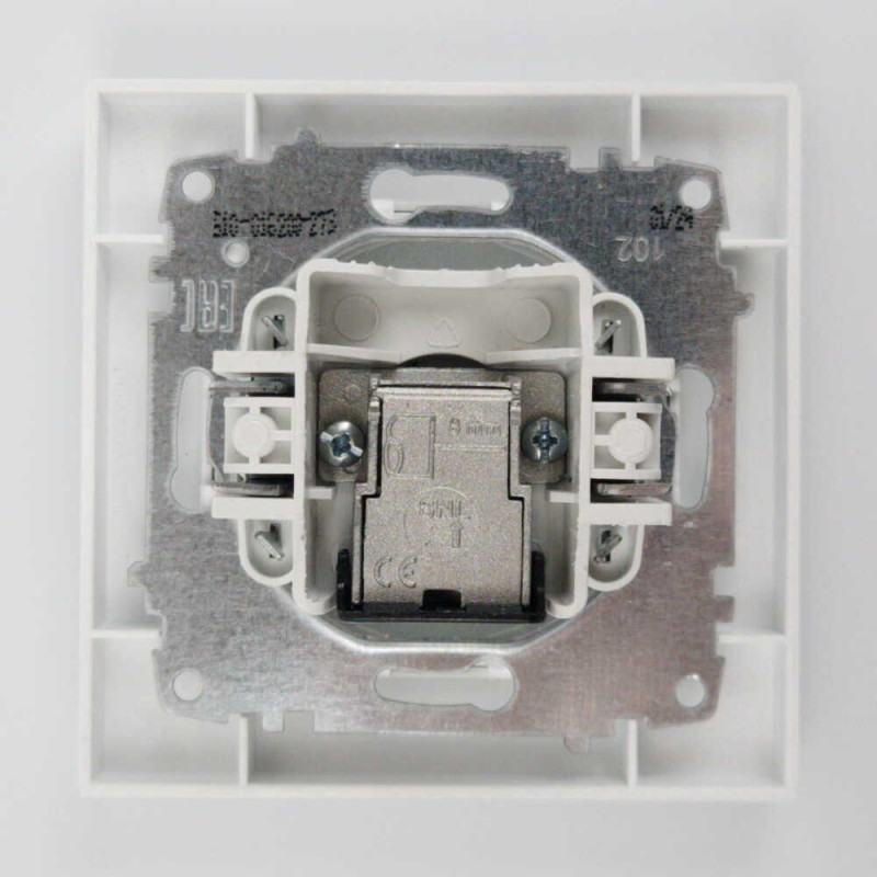 Розетка телевізійна кінцева ELBI VEGA білий матовий (510-016200-273)