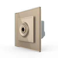 Беспроводной выключатель 1 сенсор Livolo золотой Sense (VL-C7FCU1-2AP)