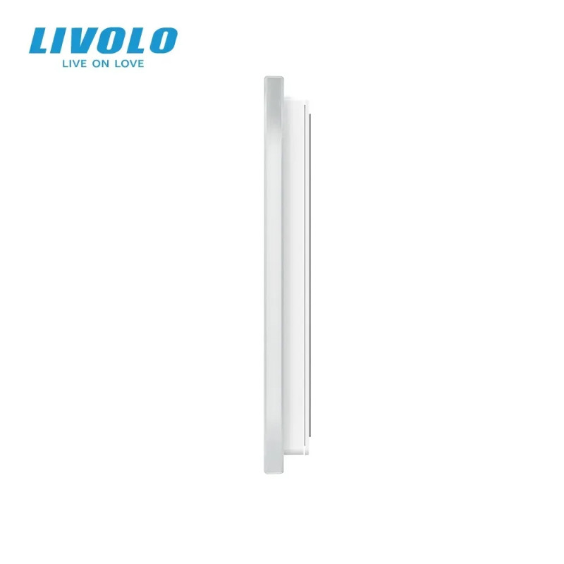 Бездротовий розумний сенсорний вимикач 1 сенсор LIVOLO білий матове скло