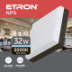 Світлодіодний світильник ETRON 1-EMP-783 NPS 32W 5000К квадрат black