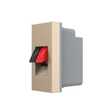 Hi-Fi аудио розетка LIVOLO (Banana), золотая, для колонок и усилителей, модуль 0.5 поста (VL-FCSD-1