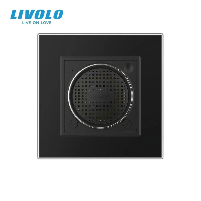 Bluetooth колонка LIVOLO чорна матова скло