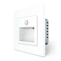 Светильник автоматический для лестницы пола датчик движения тьмы, белый, 2700K, 220В, 0.35Вт, обзор 12