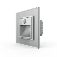 Светильник автоматический для лестницы пола датчик движения тьмы, серый, 2700K, 220В, 0.35Вт, обзор 12