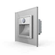 Светильник автоматический для лестницы пола датчик движения тьмы, серый, 2700K, 220В, 0.35Вт, обзор 12