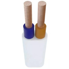 Провід мідний ШВВП 2х1,0 білий Horoz Electric 95-06-003 (100м)