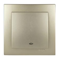 Выключатель Nilson Touran золото 1кл промежуточный ( 24151010 )
