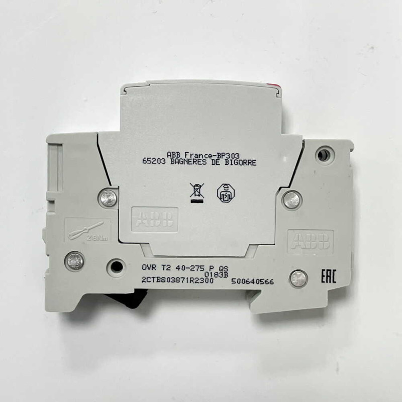 Обмежувач перенапруги ABB OVR T2 40 275 P Qs ( 2CTB803871R2300 )