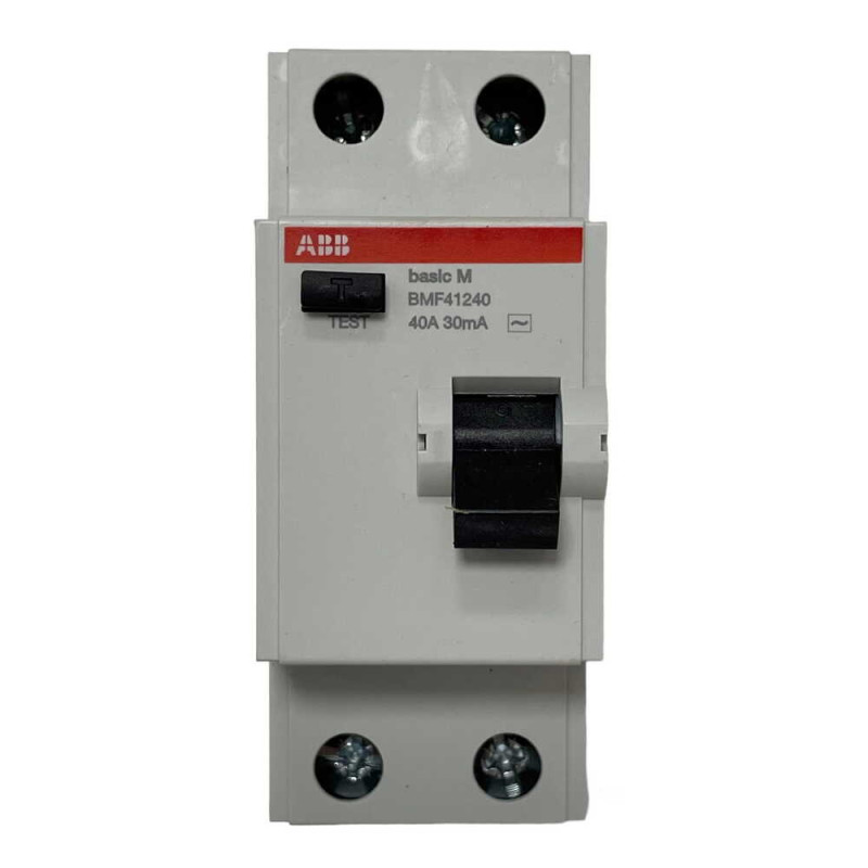 Выключатель дифференциального тока (УЗО) ABB 2Р 40А 30мА АС BMF41240 серия Basic M 2CSF602041R1400