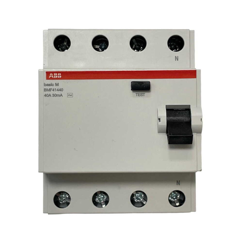 Выключатель дифференциального тока (УЗО) ABB 4Р 40А 30мА АС BMF41440 серия Basic M 2CSF604041R1400