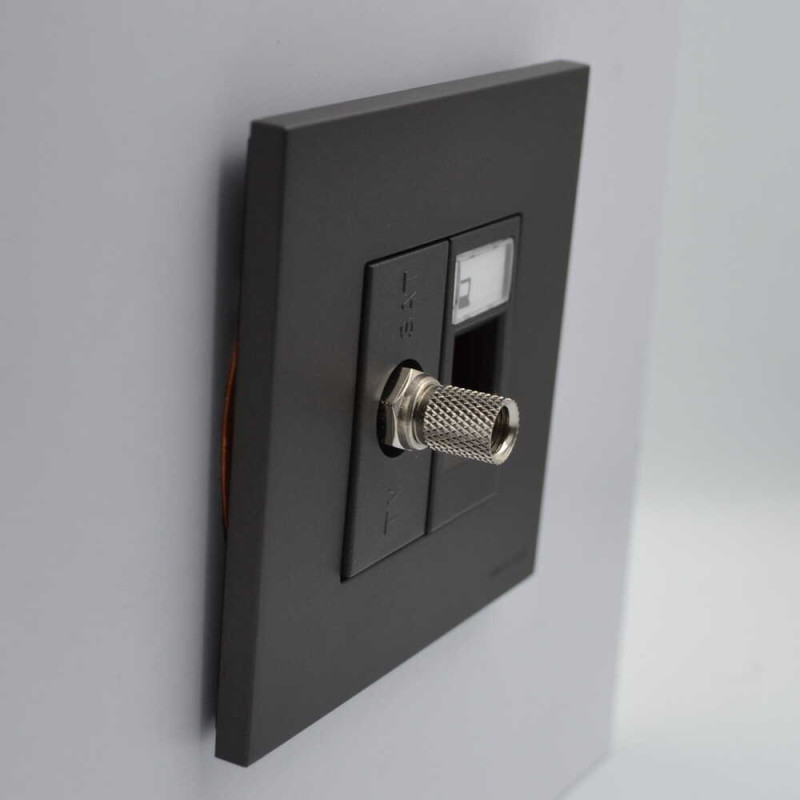 Центральная плата Zenit ТФ/К антрацит 1-мод. (2CLA211810N1801)