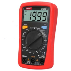 Цифровой мультиметр UNIT UT-33C+ с функцией измерения температуры