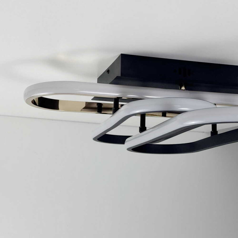 Светильник потолочный LED smart DIOR+пульт 90W 3000-5000K IP20 квадрат белый Violux ( 220925 )