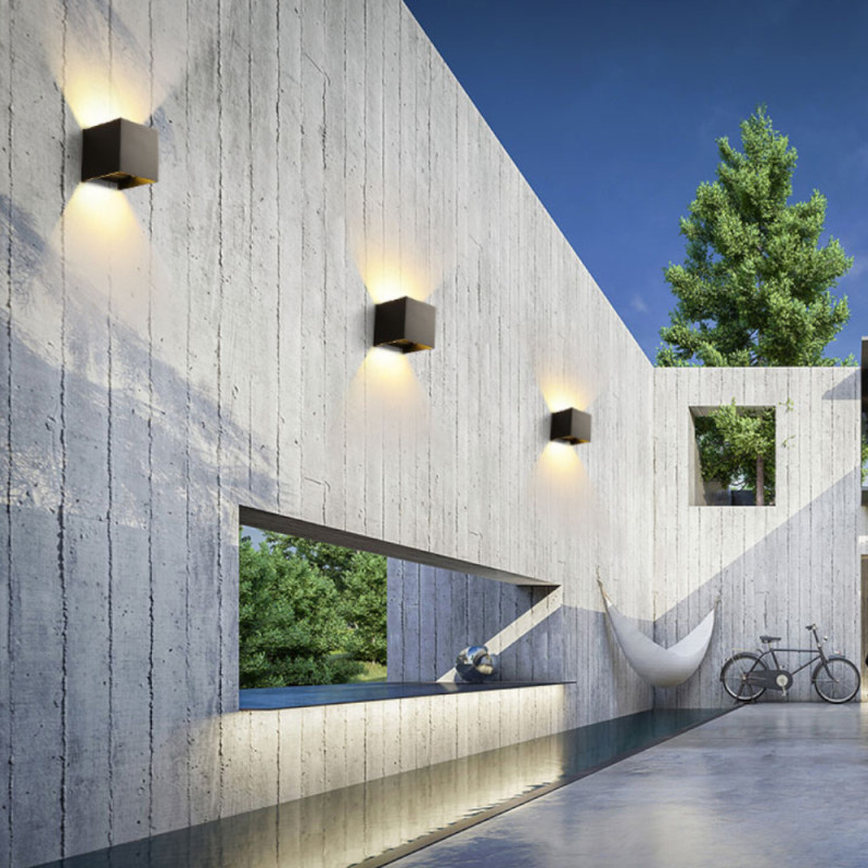 Светильник LED архитектурный ECLIPSE-S VIOLUX 12W 3000-4500-6500К антрацит IP65 (500570)