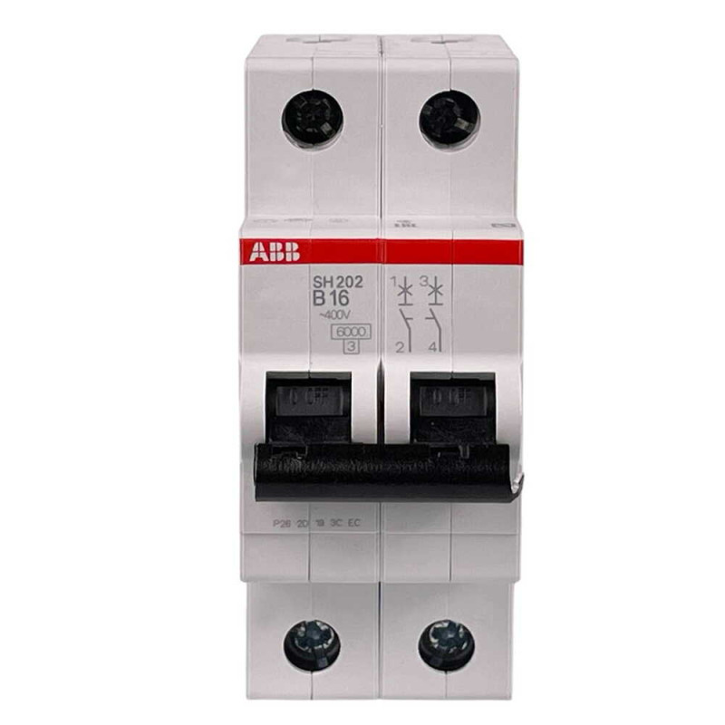 Автоматичний вимикач ABB 6кА SH202-B16 ( 2CDS212001R0165 )