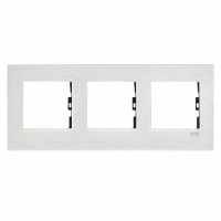 Рамка Zenit S 3-я Tacteo белая (оргстекло) logo ( 2CLA227310Z3002 )