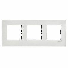 Рамка Zenit S 3-я Tacteo белая (оргстекло) logo ( 2CLA227310Z3002 )