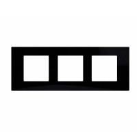 Рамка Zenit S 3-я Tacteo черное оргстекло ( 2CLA227310Z3102 )