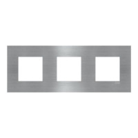 Рамка Zenit S 3-я нерж. сталь logo ( 2CLA227310Z4002 )