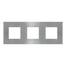 Рамка Zenit S 3-я нерж. сталь logo ( 2CLA227310Z4002 )