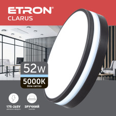 Світлодіодний світильник ETRON Clarus 1-EMP-724 52W 5000К black