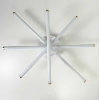 Светильник LED smart ROLEX+пульт 80W 3000-5000K IP20 прямоугольник белый + золото Violux ( 220965 )