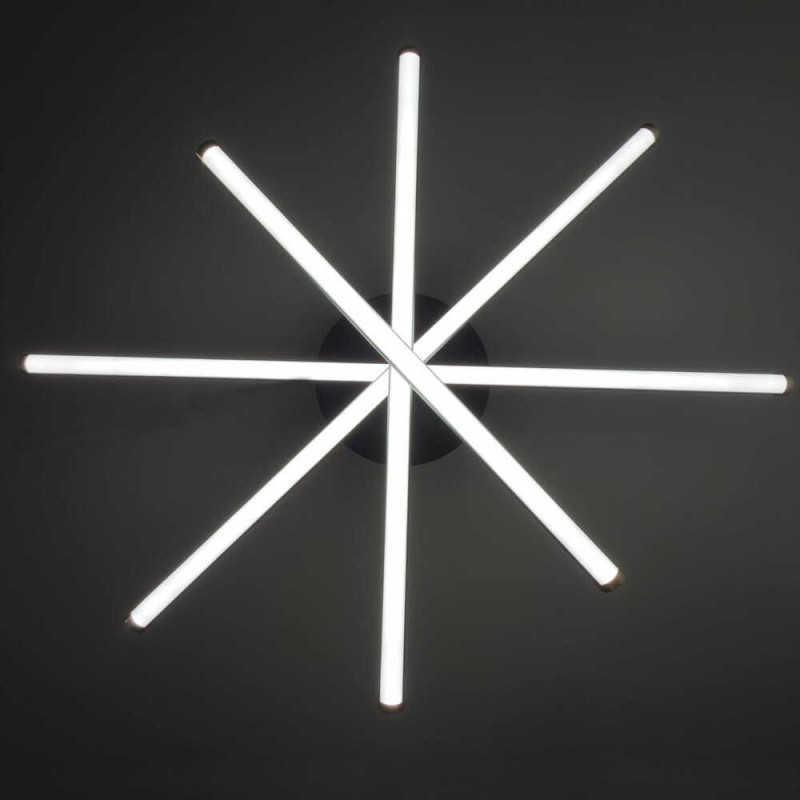 Світильник LED smart ROLEX+пульт 80W 3000-5000K IP20 прямокутник чорний + золото Violux ( 220955 )