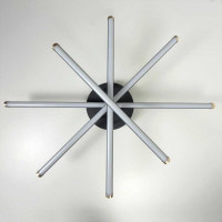 Светильник LED smart ROLEX+пульт 80W 3000-5000K IP20 прямоугольник черный + золото Violux ( 220955 )