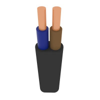 Кабель медный ВВГнг-П 2х1,5 Horoz Electric 95-10-001 (100м)