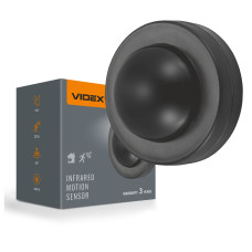 Датчик движения и освещенности VIDEX VL-SPC46B 220V 2000W инфракрасный черный