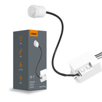 Датчик движения и освещенности VIDEX VL-SPR24 220V 800W IP65 инфракрасный