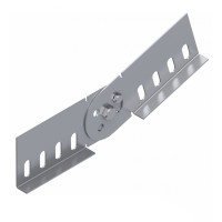 Пластина шарнирного соединителя Н50мм (комплект 2 шт), цинкование, метод Сендимира, толщ. 1,2мм UEA