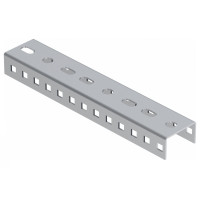 Профиль П-образный, длина 1000 мм, толщина 2,5 мм, цинкование, метод Сендимира UEA