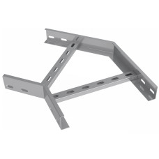 Кут горизонтальний 45° кабельроста, 400х50, цинкування, метод Сендзіміра, товщ. 1,2мм UEA