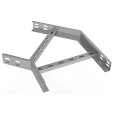 Угол горизонтальный 45° кабельроста, 500х80, цинкование, метод Сендимира, толщ. 1,2мм UEA