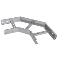 Кут горизонтальний 90° кабельроста, 600х50, цинкування, метод Сендзіміра, товщ. 1,2мм UEA