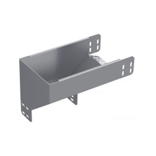 Угол вертикальный наружный переходник правосторонний 400х80, цинкование, метод Сендимира 1мм UEA