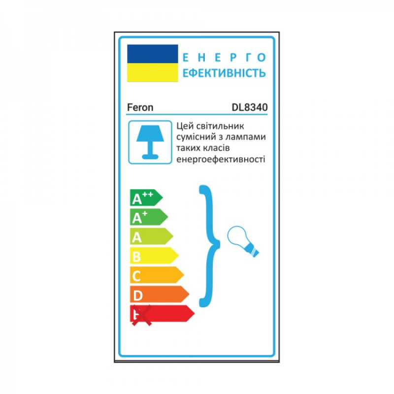 Врезной точечный светильник FERON DL8340 белый 01829