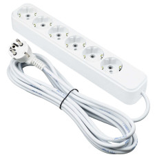 Удлинитель PIN 6р 5м 3х1 с заземлением ( 806051 )